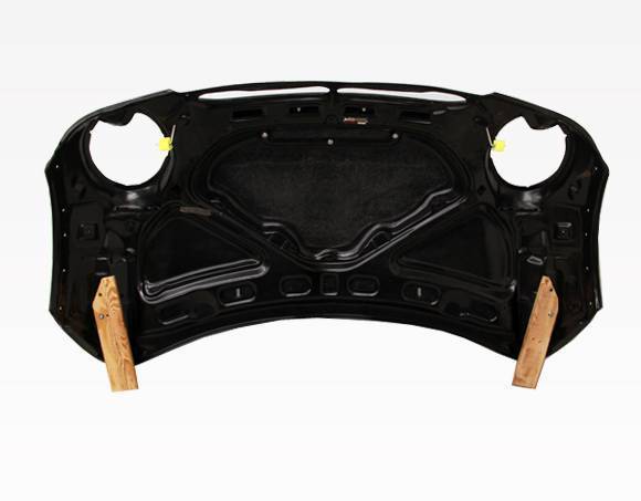 2002-2006 BMW Mini Cooper 2 doors OEM Style Carbon Fiber Black Hood-2