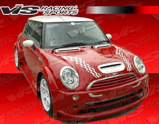 2002-2006 BMW Mini Cooper 2 doors Z Max Style FRP Primer Full Kit-2