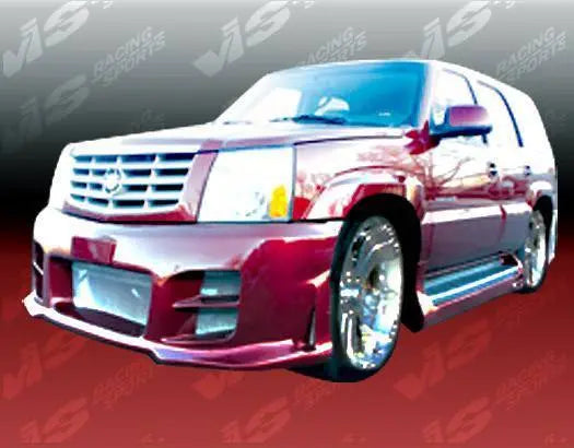 2002-2006 Cadillac Escalade 4 doors OUTCAST Style FRP Primer Side Skirts-2