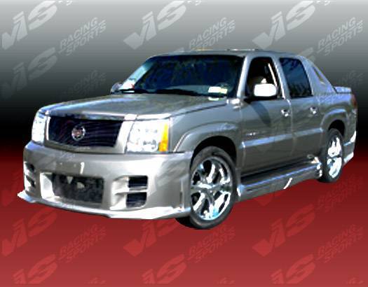 2002-2006 Cadillac Escalade 4 doors OUTCAST Style FRP Primer Front Bumper-1