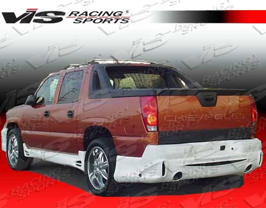 2002-2006 Chevrolet Avalanche 4 doors OUTCAST 2 Style FRP Primer Full Kit-3