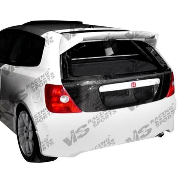2002-2005 Honda Civic Hatchback OEM Style Carbon Fiber Black Hatch-4