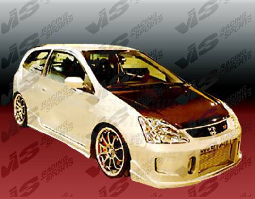 2002-2005 Honda Civic Hatchback FRP Primer Full Kit-4