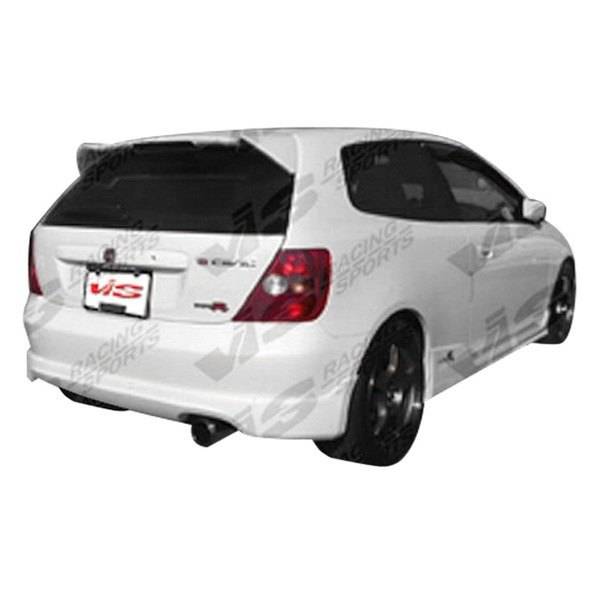 2002-2003 Honda Civic Hatchback Type R Style FRP Primer Full Kit-2