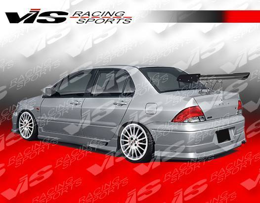 2002-2003 Mitsubishi Lancer 4 doors K-SPEED Style FRP Primer Rear Bumper-1
