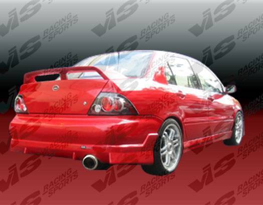 2002-2003 Mitsubishi Lancer 4 doors WALKER Style FRP Primer Rear Bumper-1