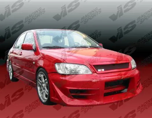 2002-2007 Mitsubishi Lancer 4 doors WALKER Style FRP Primer Side Skirts-2