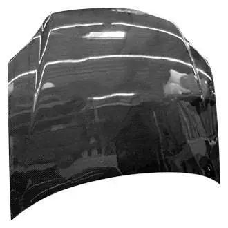 2002-2003 Mazda Protege 4 doors OEM Style Carbon Fiber Black Hood-1