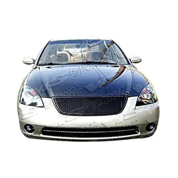 2002-2004 Nissan Altima 4 doors OEM Style Carbon Fiber Black Hood-1