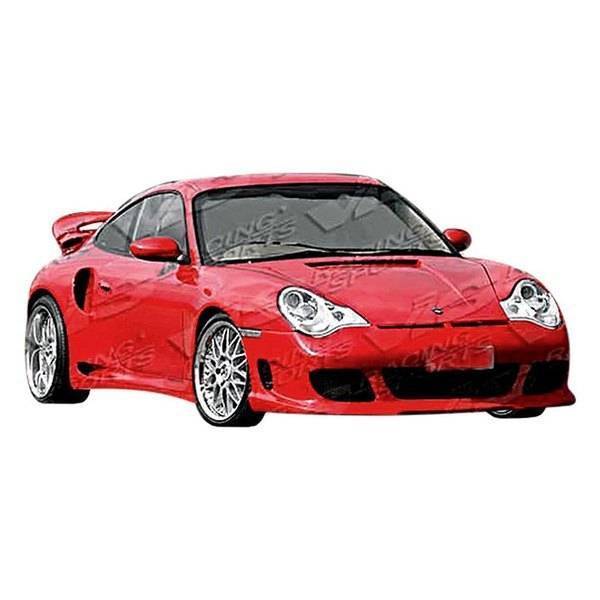 2002-2004 Porsche 996 2 doors G Tech Style FRP Primer Front Bumper-1