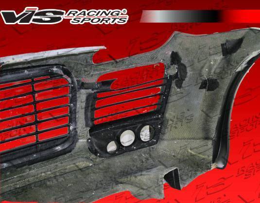2002-2007 Porsche Cayenne A Tech Style FRP Primer Front Bumper-3