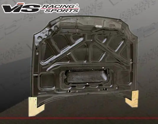 2002-2003 Subaru WRX 4 doors STI Style Carbon Fiber Black Hood-3