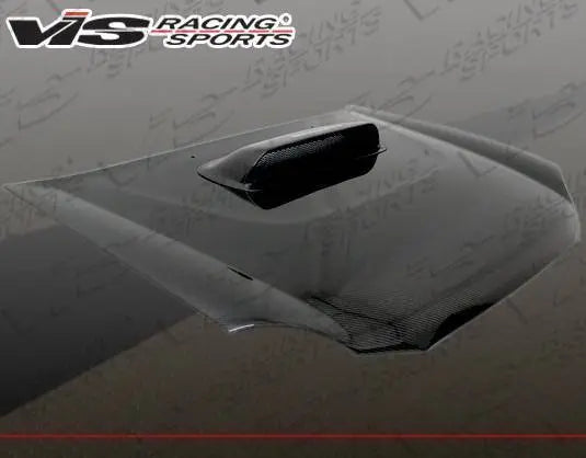 2002-2003 Subaru WRX 4 doors STI Style Carbon Fiber Black Hood-4