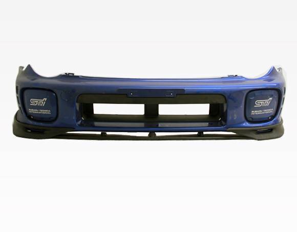 2002-2003 Subaru WRX 4 doors STI Style FRP Primer Front Lip-1
