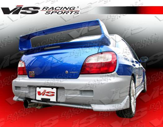 2002-2003 Subaru WRX 4 doors TRACER 2 Style FRP Primer Rear Bumper-2