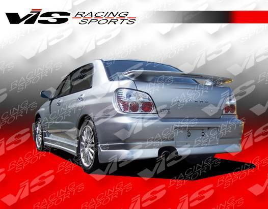 2002-2003 Subaru WRX 4 doors Z-SPEED Style FRP Primer Rear Lip-1