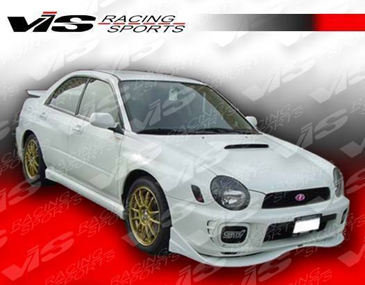2002-2003 Subaru WRX 4 doors Z-SPORT Style FRP Primer Front Bumper-3