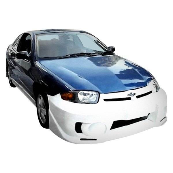 2003-2005 Chevrolet Cavalier 2 doors 4 doors EVO 5 Style FRP Primer Front Bumper-1