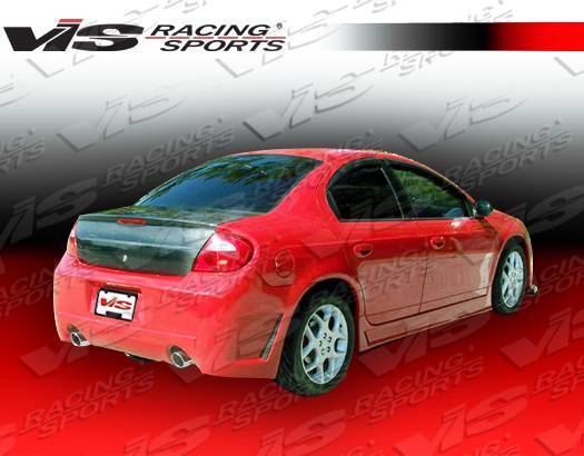 2003-2005 Dodge Neon 4 doors TSC 3 Style FRP Primer Rear Bumper-2