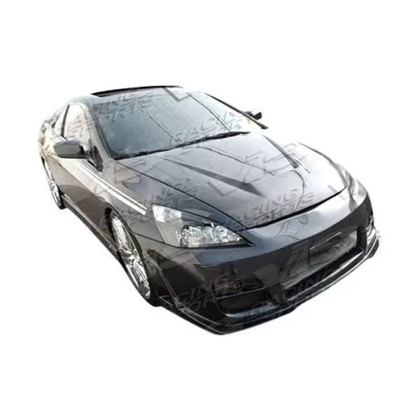 2003-2007 Honda Accord 2 doors INVADER Style Carbon Fiber Black Hood-1
