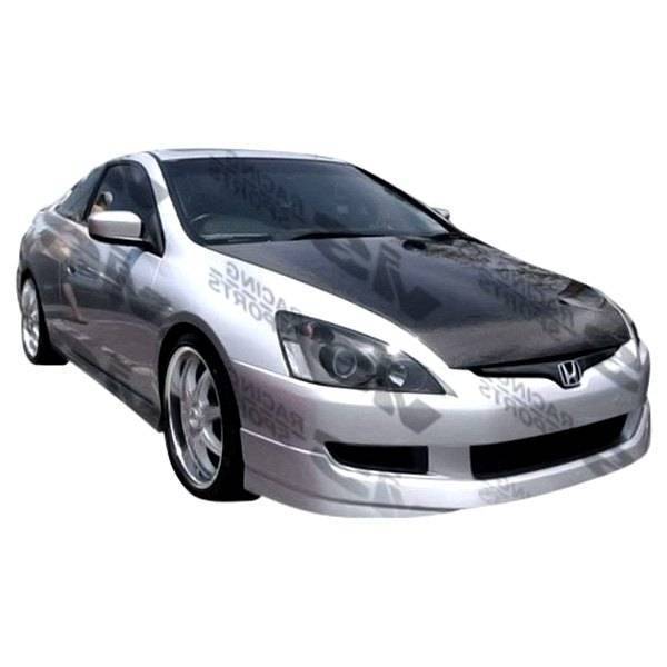 2003-2005 Honda Accord 2 doors V Spec Style FRP Primer Front Lip-1