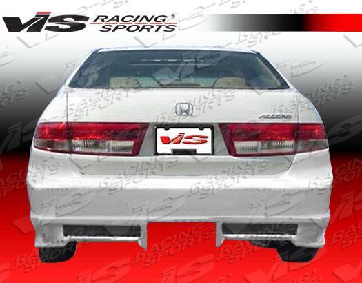 2003-2005 Honda Accord 4 doors BALLISTIX Style FRP Primer Rear Bumper-4