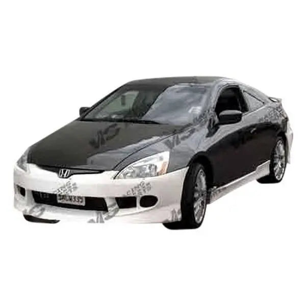 2003-2007 Honda Accord 4 doors OEM Style Carbon Fiber Black Hood-1