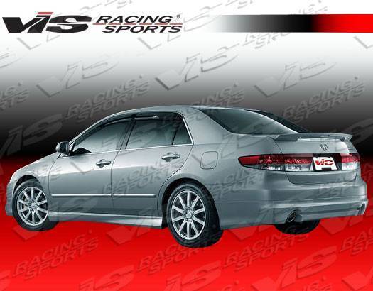 2003-2005 Honda Accord 4 doors TECHNO R Style FRP Primer Rear Bumper-2