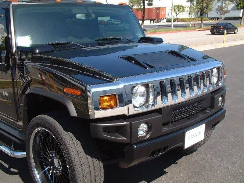 2003-2008 Hummer H2 4 doors OEM Style Carbon Fiber Black Hood-1