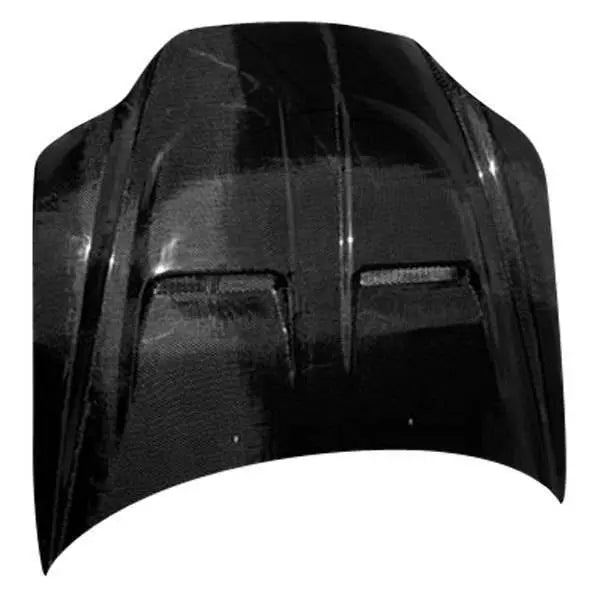 2003-2006 Hyundai Tiburon 2 doors XTREME GT Style Carbon Fiber Black Hood-1