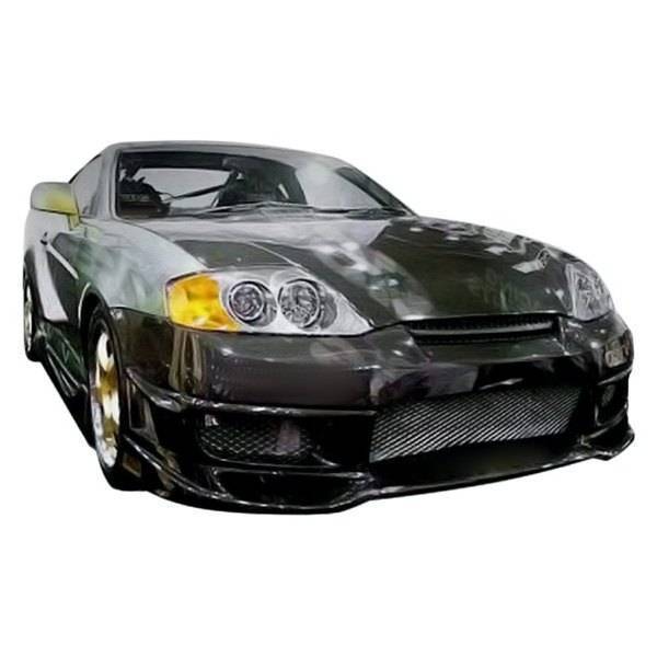 2003-2006 Hyundai Tiburon 2 doors Tranz Style FRP Primer Front Bumper-1