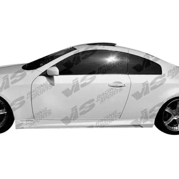 2003-2007 Infiniti G35 2 doors K Speed Style FRP Primer Side Skirts-1