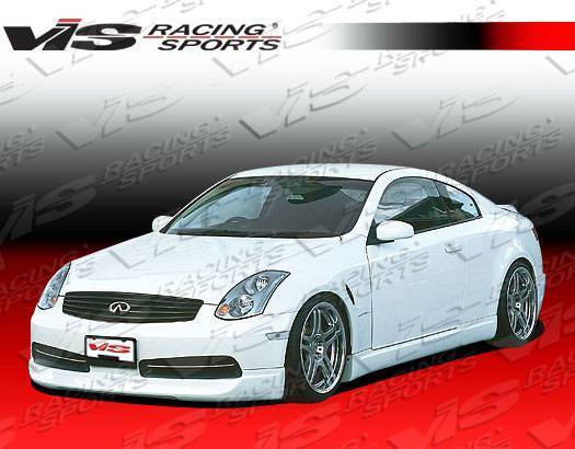 2003-2007 Infiniti G35 2 doors WINGS Style FRP Primer Fenders-2