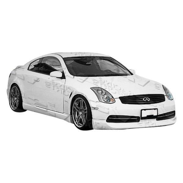 2003-2007 Infiniti G35 2 doors WINGS Style FRP Primer Front Lip-1