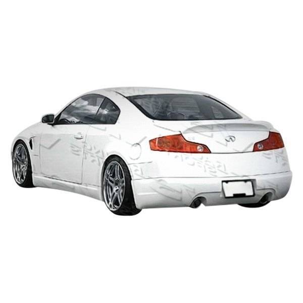 2003-2007 Infiniti G35 2 doors WINGS Style FRP Primer Rear Lip-1