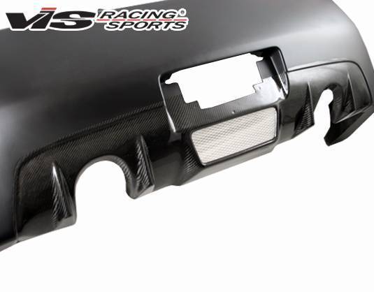 2003-2007 Infiniti G35 2 doors Z Speed Style FRP Carbon Fiber Black Rear Bumper-3