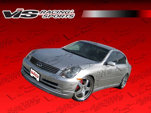 2003-2004 Infiniti G35 4 doors VIP Style FRP Primer Front Lip-3