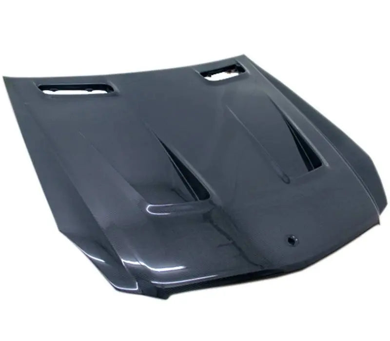 2009-2012 Mercedes SL 2 doors BLK Series Style Carbon Fiber Black Hood-1