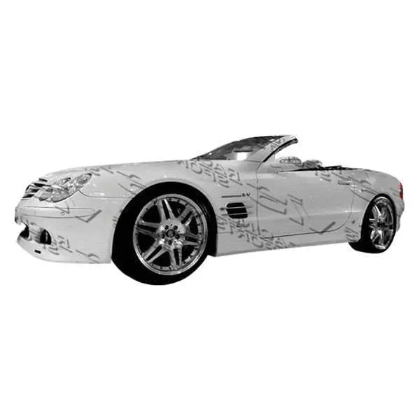 2003-2011 Mercedes Sl R230 2 doors B-SPEC Style FRP Primer Side Skirts-1