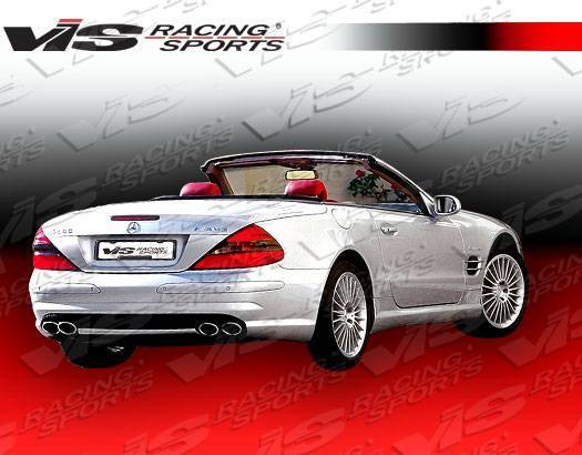 2003-2011 Mercedes Sl R230 2 doors EURO TECH Style FRP Primer Rear Bumper-3