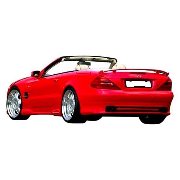 2003-2008 Mercedes Sl R230 2 doors O Tech Style FRP Primer Rear Lip-1