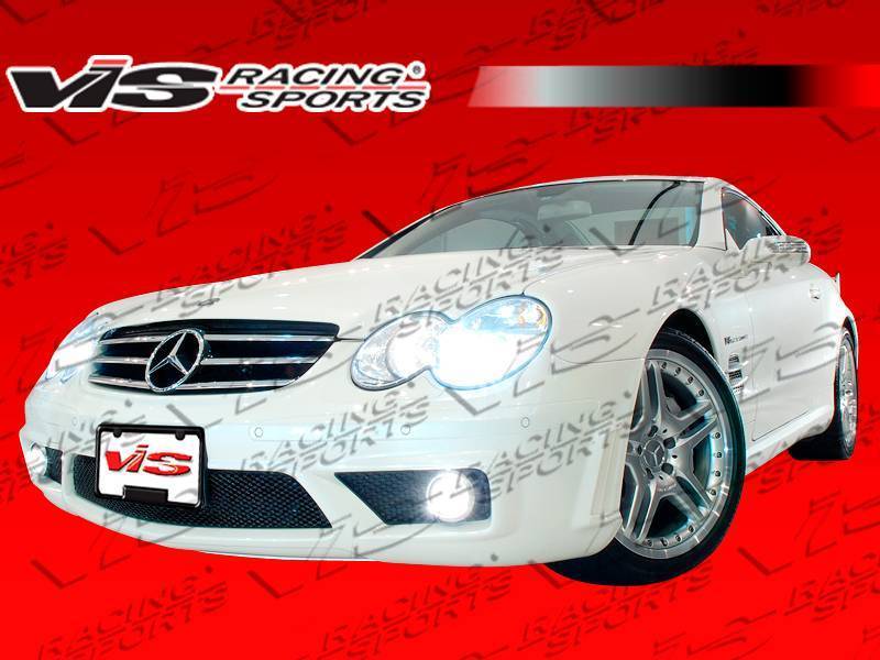 2003-2008 Mercedes Sl R230 2 doors SL63 Style FRP Primer Front Bumper-1
