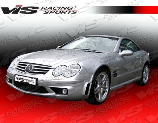 2003-2008 Mercedes Sl R230 2 doors SL63 Style FRP Primer Front Bumper-3