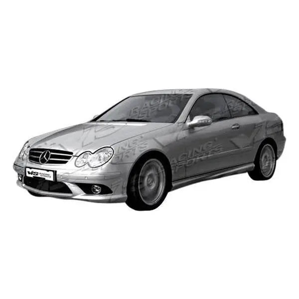 2003-2009 Mercedes Clk W209 2 doors EURO TECH Style FRP Primer Side Skirts-1