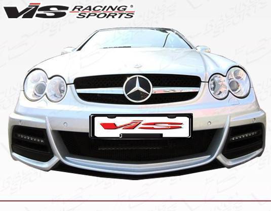 2003-2009 Mercedes Clk W209 2 doors VIP Style FRP Primer Front Bumper-3