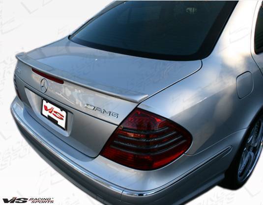 2003-2009 Mercedes E Class 4 doors EURO TECH Style FRP Primer Spoiler-2