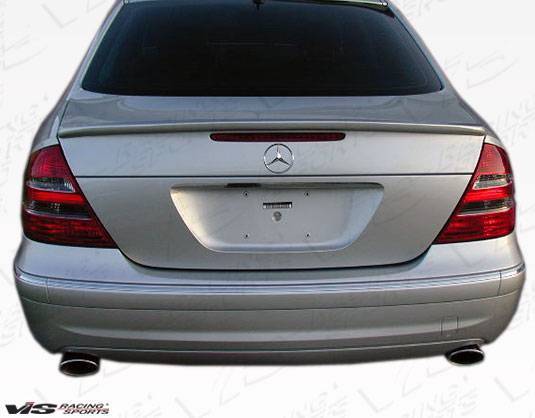 2003-2009 Mercedes E Class 4 doors LASER Style FRP Primer Spoiler-4