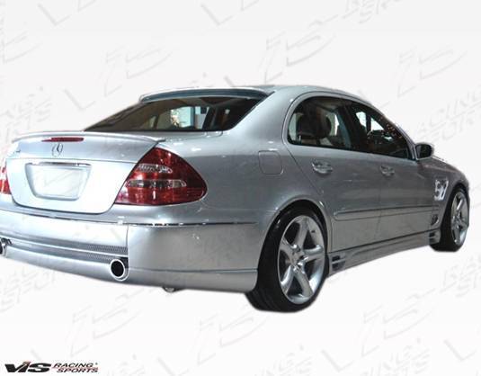 2003-2009 Mercedes E Class 4 doors LASER Style FRP Primer Spoiler-2