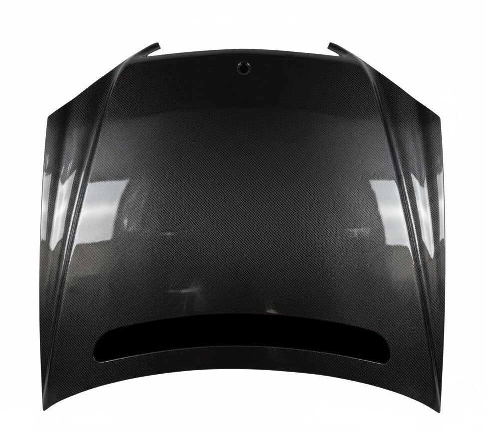 Carbon Fiber Hood OEM Style for Mercedes S-Class 4DR 2003-2006