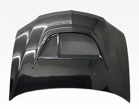 2003-2005 Mitsubishi EVO 8 4 doors GT Style Carbon Fiber Black Hood-3